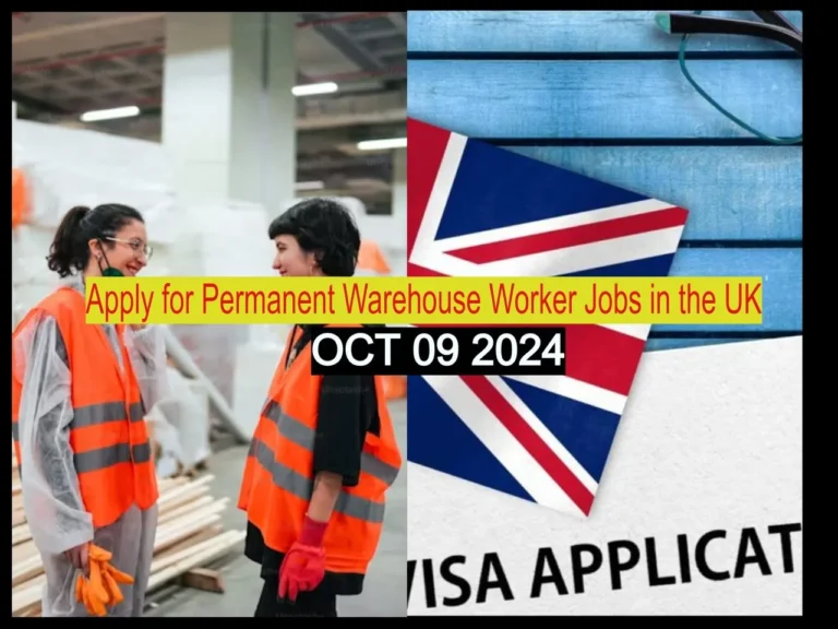 Apply for Permanent Warehouse Worker Job visa (Oct 2024) in the UK