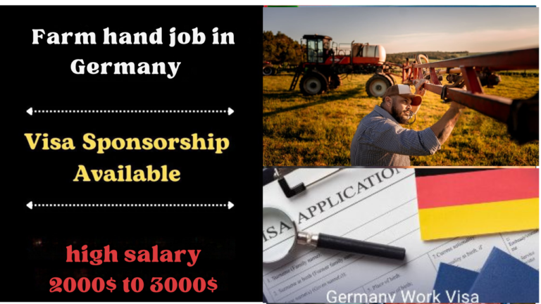 Farm Hand Jobs in Germany with Free Visa Sponsorship – Apply Now